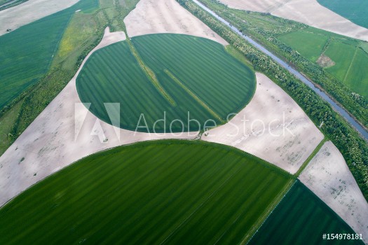 Picture of Irrigation system in wheat field